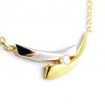 Altesse [H3271] - Collier Plaqu&eacute; Or 'C&acirc;lin' 2 tons kuld