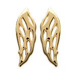 Les Tr&eacute;sors De Lily [L6316] - kullatud  Angel Wings  k&otilde;rvar&otilde;ngad - 19x4 mm kuld
