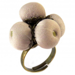 Les Tr&eacute;sors De Lily [P1666] - Bague artisanale 'Les Antoinettes' vieux rose (fait main) Heleroosa