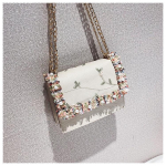 SCIONE v&auml;ike kott naistele uus suvine universaalne messenger kott kett &otilde;lakott Mood v&auml;ike kandiline kott 19cm*5cm*14cm valge