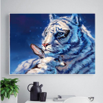 T&auml;isruudukujuline teemantmaal ristpistes 5D teemanttikandid beebimosaiik k&auml;sitsi valmistatud kodukaunistus Full Round 20X30CM