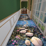 3D koridori vahek&auml;igu vaip Kodu veranda matt hotell hotell trepikoda vaip libisemiskindel tekk vaip saab l&otilde;igata kodus magamistoa vaip 100*100cm