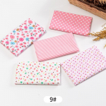 5 tk / partii Tr&uuml;kitud Patchwork Doll K&auml;sitsi valmistatud aksessuaarid Puuvillane kangas Lillekangad isetegemiseks 9