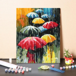 Kodukaunistus Digitaalne &otilde;limaal Kunst DIY Maali numbrite j&auml;rgi L&otilde;uend Numbrid &Otilde;limaal 40x50cm no frame