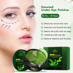 Kollageeniga geel-niisutav silmamask tumedate silma&uuml;mbruste tursete jaoks, looduslik merevetikaga niisutav silmaalune geelpadjad vananemisvastased silmamaskid jahutavad silmapadjad 60pcs