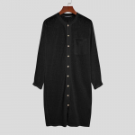 INCERUN Meeste pikkade varrukatega v&otilde;rk l&auml;bipaistev &otilde;huke trikoo pidžaama kombinesoon koduriided, p&uuml;ksid ja aluspesu 2XL