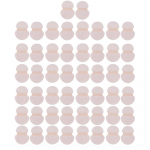 50 tk kaenlaalused higipadjad kaenlaalused higistamisvastased kleebis, imavad higipadjad &uuml;hekordselt kasutatavad kaenlaalused 50pcs valge