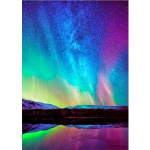 5D &uuml;mmargune isetehtud teemantmaal Ristpistes mosaiik-teemanttikandid maastikuloomad kivist mosaiigist kingakaunistused koju Full Round 20x30CM