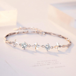 SACE GEMS vasesulamist tsirkoon k&auml;ev&otilde;ru on stiilne ja l&auml;bim&otilde;eldud pulmakingitus t&uuml;druks&otilde;pradele valge