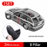 Autoukse serva ilmastikuriba kummitihend B sammas m&uuml;ra tuulekindel kaitse eesmine auto hermeetik tarvikud kaunistusriba must