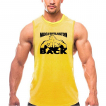 Muscleguys Meeste Mugav lahe korvpalli Treeningvest hingav Higineelav Kulturism Fitness Tank Top j&otilde;usaaliriided tr&uuml;kitud M must