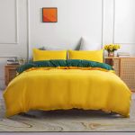 Voodipesukomplekt &Uuml;hev&auml;rviline kahekordne tekikate Padjap&uuml;&uuml;r Kolmeosaline puuvillane &uuml;heinimesevoodi tekikate/tekikottide komplekt 240x220cm(3pcs)