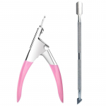 Manik&uuml;&uuml;ri komplekt K&uuml;&uuml;nel&otilde;ikur akr&uuml;&uuml;lgeel Prantsuse kunstk&uuml;&uuml;nte l&otilde;ikur, viilikomplekt koos k&uuml;&uuml;nenaha l&uuml;kkaja komplektidega Akr&uuml;&uuml;l manik&uuml;&uuml;ri t&ouml;&ouml;riistad