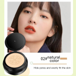 Hot Snail Collagen Air Cushion BB CC Cream Mushroom Head Brightening Moisturing Concealer Waterproof Foundation Kosmeetiline meik 02 Natural