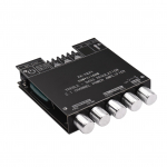2.1 kanaliga bassik&otilde;lari v&otilde;imsusv&otilde;imendi moodul DIY komplekt 50Wx2+100W k&otilde;rge bassi helitugevuse reguleerimine DC must