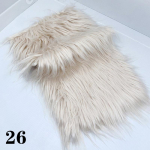 25x45cm Cosplay kangas &otilde;mblusmaterjal 8cm kuhjaga kunstkarusnaha kangas lapit&ouml;&ouml; nuku m&auml;nguhabeme juuste jaoks 26