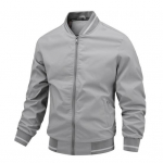 Riietus pestav stiilne t&otilde;mblukk Pure Color Relaxed Fit Bomber jope XL