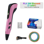 2022. aasta UUS 3D-printimispliiatsi 3D-pliiatsikomplekt lastele Lastele Lapse s&uuml;nnip&auml;evaks Loominguline DIY kingitus LCD-ekraan koos PLA-kiududega PLA 9Meters 3 Color
