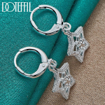 925 Sterling Silver Star Ripatsk&otilde;rvar&otilde;ngad Moeehted 3.00cm*1.20cm