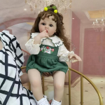 Elutruu 60 CM 3D v&auml;rviga nahk silikoonriidest keha Reborn Baby Doll T&uuml;drukule Art Bebe veresoontega K&auml;sitsi valmistatud v&auml;ikelaps