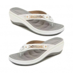 1 paar lahtise varbaga vabaaja sussid kivist metallist sisekujundus Trendikad naiste suvised &otilde;ues pl&auml;tud, slaidid, sandaalid 40 valge