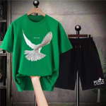 Kanye Luksuslik Pigeon T-s&auml;rk L&uuml;hikesed p&uuml;ksid Suured Kvaliteetsed L&uuml;hikesed Komplektid Vintage Graafilised Meeste Disainriided Naiste Suve T-s&auml;rgid M