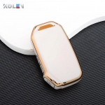 Uus TPU autov&otilde;tme &uuml;mbrise kate Sportage R GT Stinger Sorento Ceed Cerato Forte Niro Soul Telluride Keyless Protector jaoks valge