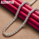 925 h&otilde;bedane 8 mm kootud rihmaga kaelakee moeehted 45cm