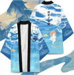 Anime Kimono Demon Slayer Kimetsu no Yaiba Jaapan Mantel Kimono Haori Yukata Cosplay S&auml;rk Mantel Naised Mehed Suveriided L