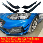 P&otilde;rkeraua huulevahe spoiler Ford Focus 2019-21 ST Mk4 18-21 ST-Line Mk4 jaoks