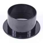 &Uuml;mmargune Kuju Sirge Toru Seinale Paigaldatav 1TK 75mm ABS