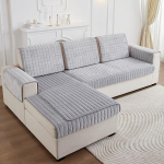 &Uuml;hev&auml;rviline libisemiskindel diivani kate Paks pehme pl&uuml;&uuml;s diivanipadja r&auml;tik elutoa m&ouml;&ouml;bli jaoks Decor Slipcovers diivanikatted 90x160cm 1pc