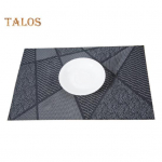 Laua alusmatt Korduvkasutatav kuumakindel kaasaskantav vastupidav geomeetriline prindikaussi matt koju must