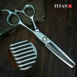 TITAN Professionaalne Juuksur Juuksuri T&ouml;&ouml;riistad Salong Juuksel&otilde;ikus K&auml;&auml;rid Juuksek&auml;&auml;rid Jaapani ATS314 roostevaba teras