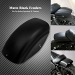 Mootorratta l&auml;ikiv must l&uuml;hike lame tagumine poritiib poritiib Bobber Cafe Racer porikaitse kate Harley Sportster XL883 XL1200 jaoks Gloss black Fender gray