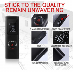 Elektrooniline k&auml;eshoitav 40M laserkaugusm&otilde;&otilde;tur mini laserkaugusm&otilde;&otilde;tja laserlint IP54 veekindel LCD-ekraan taustavalgustusega