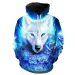 Kevad-s&uuml;gis 3D Hundi Pusad Meeste Kapuutsiga Loomade Hunt Tr&uuml;kitud Hoodie Dressip&uuml;ksid Spordidressid Meeste/naiste joped Naljakas kapuuts XXL