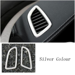 Auto kujundamine kliimaseadme lisatarvikute eesmine &otilde;hu v&auml;ljalaskeava metallist teemant Kleebised Katte &auml;&auml;ris Mercedes Benz C klassile Stainless steel gray