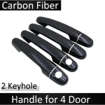 Must s&uuml;sinikkiud Toyota Passo Daihatsu Sirion Boon M300 M600 2004~2015 2012 2013 2015 Uksek&auml;epideme kate Auto Handle 2 Keyhole black