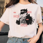 Jaapani anime JoJo veider seiklus Naljakad T-s&auml;rgid meestele naistele tr&uuml;kitud T-s&auml;rk vabaaja Jojo T XL valge