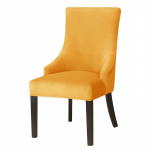 Velvet Stretch Wingback tooli kate Aktsent s&ouml;&ouml;gitooli kate K&otilde;rge seljatoega kaldus tugitoolid S&ouml;&ouml;gitoa banketi katted 1pc