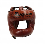 PU Boxing Peakaitse T&auml;iskasvanute Fitness varustus Cross Beam Suletud T&auml;issport Sanda Kiivrid Taekwondo S fit for 48-52cm pruun