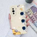 Huawei Nova 8 8i 6 7 9 10 11 Pro P30 P40 Lite 4G 5G &uuml;mbris Cute Astronaut vedel pehme silikoon p&otilde;rutuskindel kate kaamera kaitse Huawei kaitseraua jaoks Huawei Nova 4E