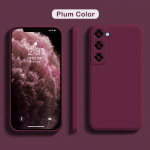 Luksuslik kandiline vedel silikoon&uuml;mbris Samsung Galaxy S25 S24 S23 FE S22 Ultra S21 S20 S10 Plus A52 A53 A54 A33 A72 A32 4G 5G pehme kate For Samsung S21 FE