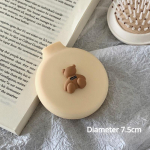 Armas v&auml;ike kamm kaasaskantav mini &otilde;hkpadjaga kamm t&uuml;drukule kokkupandav turvapadjaga kamm massaažikamm peegel &uuml;ks. valge