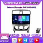 Autoraadio Carplay jaoks Subaru Forester SG 2002-2008 Android Multimeedia Videopleier GPS Navigatsioon WIFI 2+32GB 1+16GB