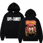Jaapani anime Spy X Perekond Anya Forger Graafilise tr&uuml;kiga kapuuts Harajuku T&auml;navar&otilde;ivad Unisex Naiste Unisexga Riietus Suurem&otilde;&otilde;tmeline kampsun L