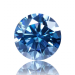 Cellacity v&auml;rvilised lahtised moissaniitkivid 0,5-3CT Rainbow Pi mustad moissaniitid s&auml;ravad peened ehted, &uuml;mmargused laboris kasvatatud teemandid 6.5MM - 1 CT(1 pcs) kuninglik sinine v&auml;rv