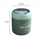 500 ml termosega l&otilde;unakarp kaasaskantavad roostevabast terasest toidusupikonteinerid vaakumkolvid termokupp-konteineriga k&ouml;&ouml;gitarvikud roheline