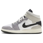Air Jordan 1 Mid SE Craft GS Inside Out - Tsemendihall Laste tossud Must Valge Tehniline Hall FD9091-002 36.5 white